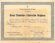 Brevet élémentaire de Weller Lucienne de 1946 et 1942