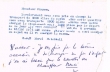 Courrier adressé à Mr Ohayon