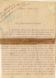Lettres adressées  en mai 1911 à Marquès de Villasinda à Fez