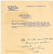 Lettre à Mr Trény