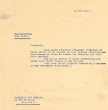 Lettre de la compagnie des Chemins de Fer