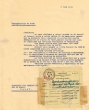 Lettre de la Compagnie des Chemins de fer