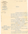 Lettre de la Compagnie des Chemins de Fer envoyée aux frères Cohen