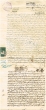 Enregistrement de propriété au nom de  M. Isaac ben Yossef Cohen