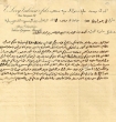 Lettre de demande de paiement adressée par M. Elias Levy Valensi
