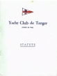 Statuts du Yacht Club de Tanger