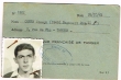 Carte d'adhérent à la Bibliothèque Française de Tanger