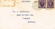 Courrier adressé à M. Jacob Hatchwell