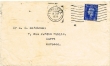 Courrier adressé à M. A.E. Hatchwell