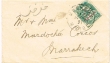 Courrier adressé à M. Mardochée Corcos