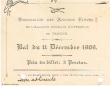 Bal du 11 Décembre 1909