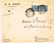 Courrier adressé au président de la chambre du commerce