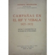 Campanas en el Rif y Yebala 1921-1922