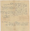 Lettre adressée à Shmuel Abendanan