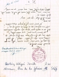 Lettre adressée à Aaron Benhassine