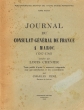 Journal du Consulat Général de France à Maroc (1767-1785)