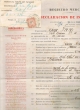 Déclaration d'inscription au régistre du commerce