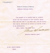 Certificat mentionant qu'Alberto Larédo a travaillé pour le Consulat américain à Cadix du 1er juin 1915 au 30 juin 1916