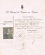 Passeport délivré à Abraham Larédo