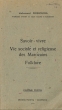Savoir-vivre; Vie sociale et religieuse des Marocains. Folklore