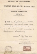 Extrait d'acte de naissance de Raphael Jacob Serruya