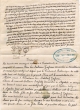Nomination de Makhluf Serfati de Talbordjt (Agadir) comme son mandataire par Perla Zafrani pour les biens qu'elle a hérités de son père.
