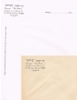 Papier à lettre et envellope de la Synagogue Etz Hayim de Rabbi Mordejay Bengio