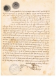 Rabbi David ben Rabbi Avraham Nacham a consacré un total de dix mille francs de ses avoirs...