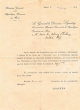Réponse à une demande de M. Moses Chokron pour une compensation suite au Tritel de 1912