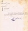 Lettre adressée à Mr Coste-Bez