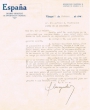 Lettre adressée à Mr Valdespino