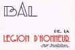 Invitation au bal de la Légion d'Honneur