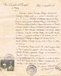 Passeport diplomatique délivré à M. H. Abraham Hassan délivré par M. Lopez Ferreira