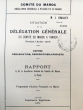 Situation de la délégation générale du Comité du Maroc à Tanger pendant l'année 1906