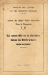 La nouvelle et le théatre dans la littérature marocaine