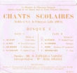 Chants Scolaires dédiés à S.A. La Princesse Lalla Amina