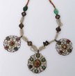 Collier à pendentifs circulaires