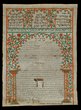 Acte de mariage entre Yehouda ben avraham ben yossef ben moshe ben avraham ben yehuda  Coriat Et, Rahel bat moshe ben yehuda ben yehuda ben yom tov ben isaac Halevy