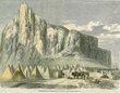 Encampment at Gibraltar of fugitive Jews from Morocco