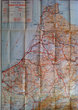 Carte touristique du Maroc Rabat-Fès-Tanger