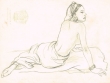 Femme berbère allongée