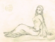 Femme berbère allongée