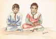 Fillettes berbères, Hadda et Fatima