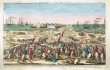 Vue perspective de la bataille remportée par les troupes espagnoles et françaises aux ordres de Mr le Comte d'Aranda sur les Portugais après laquelle le comte d'Aranda s'est emparé de la place de Sabatier ainsi que du château de Ségura sur le Tage où il a
