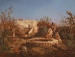 Citerne ancienne vue par l'une des portes de la Casbah à Tanger