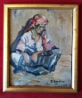 Femme juive assise