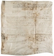 Document de la cour martiale accordant une pétition de la comtesse de Teviot (Susanna De Melville), pour les biens de son défunt mari ou copie d'un testament, daté à Tanger le 25 juin 1664, et signé par 15 officiers.