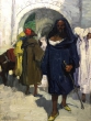Rue de Tanger avec des personnages