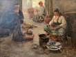 Famille juive préparant le repas du Shabbat