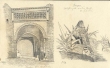 Portes du souk et Hutte dans la région